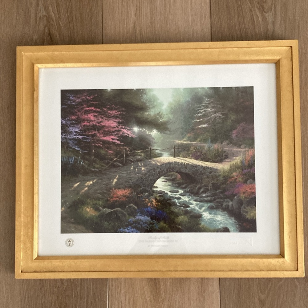 Framed Thomas Kinkade Print